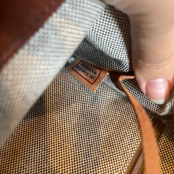 Dooney & Bourke Mary Bag Marine Blue Pebbled Leather Hobo Purse Navy EUC - Picture 9 of 9